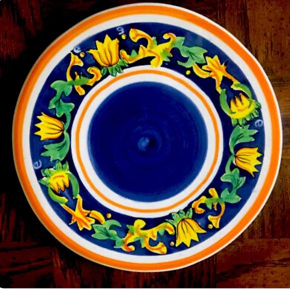 bucatinni Other - Tabletops Unlimited Bucatinni 8” Ceramic Cheese Serving Plate Tray